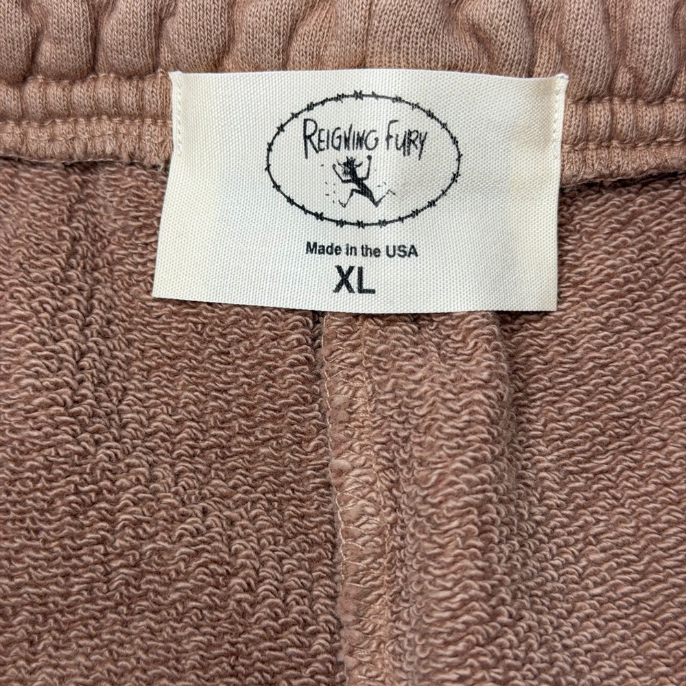 Reining fury tan graphic print Hoodie & sweatpants set - Picture 7 of 7